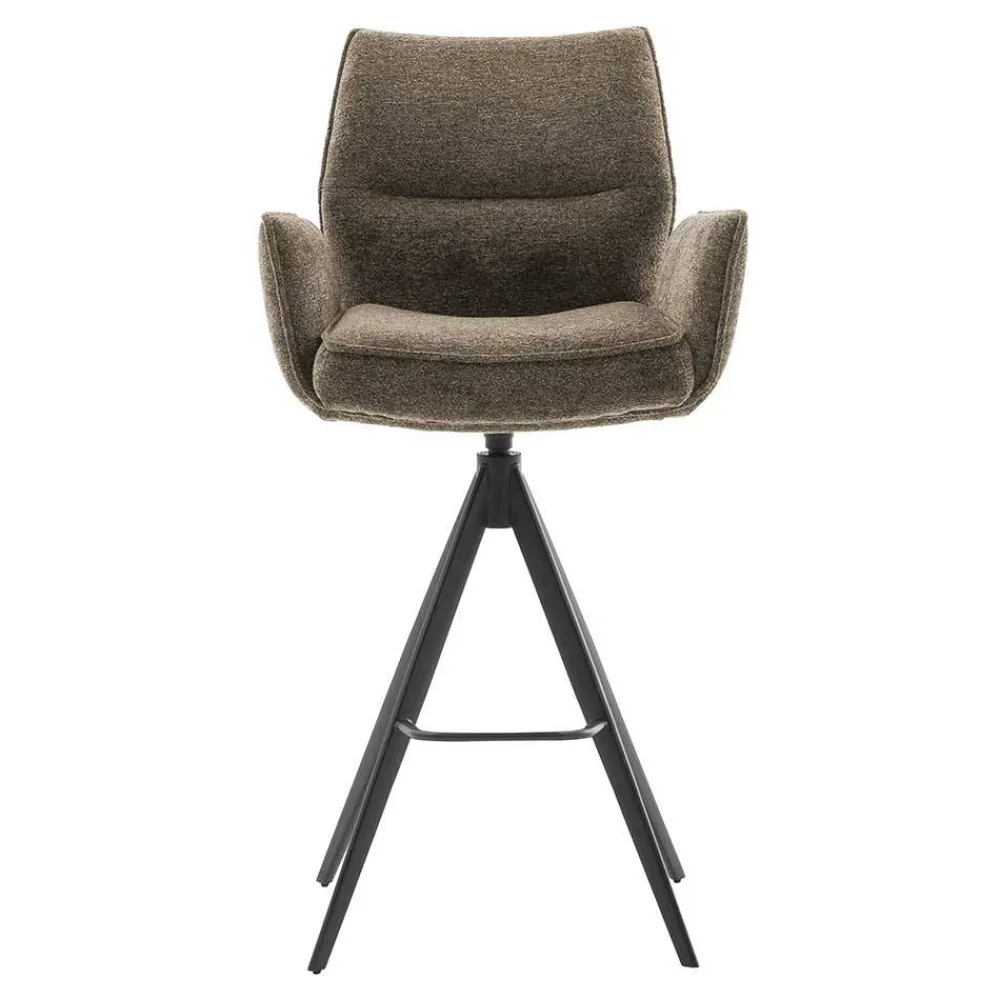 Wohnen Barhocker|Hocker*Armlehnen-Barstühle mit Taschenfederkern - Cizio (2er Set)