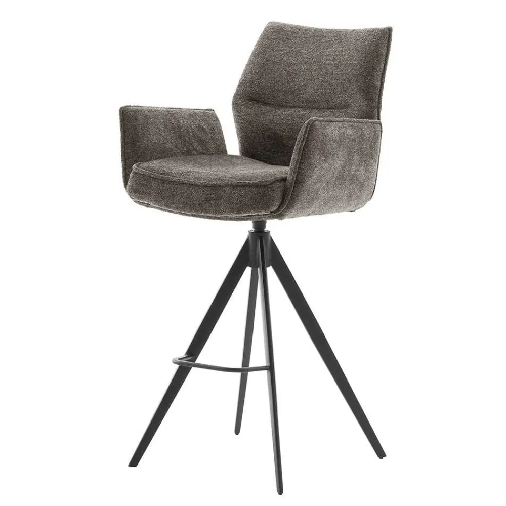 Wohnen Barhocker|Hocker*Armlehnen-Barstühle mit Taschenfederkern - Cizio (2er Set)