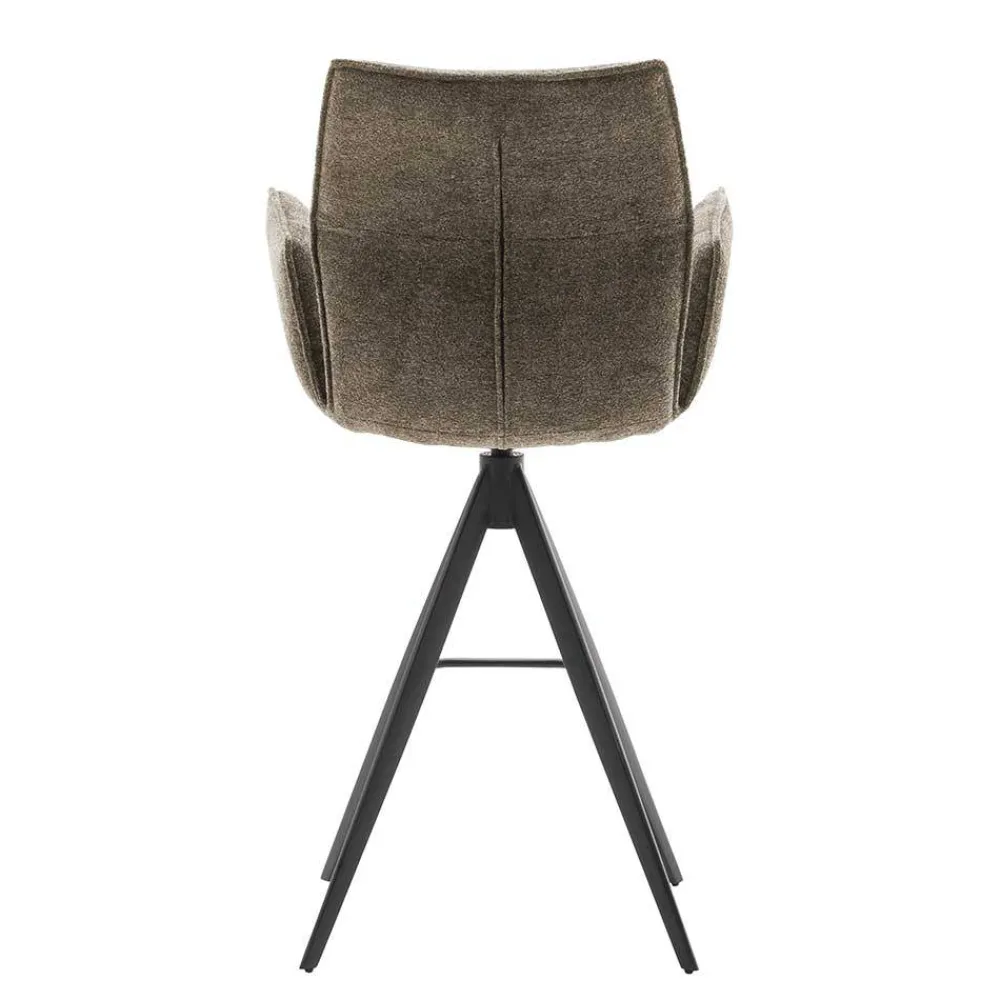 Wohnen Barhocker|Hocker*Armlehnen-Barstühle mit Taschenfederkern - Cizio (2er Set)