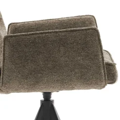 Wohnen Barhocker|Hocker*Armlehnen-Barstühle mit Taschenfederkern - Cizio (2er Set)