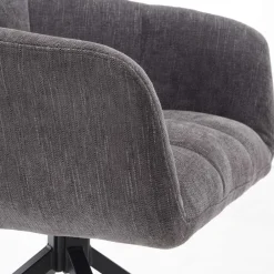 Wohnen Armlehnen-Küchenstuhl in Grau - Doinera (2er Set)