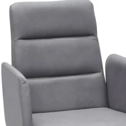 Wohnen Wohnzimmerstühle*Armlehnen-Polsterstuhl in Hellgrau - Vanimarias