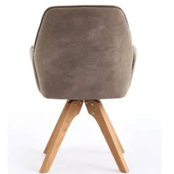 Wohnen Wohnzimmerstühle*Armlehnenstühle in Schlammfarben - Ellis (2er Set)