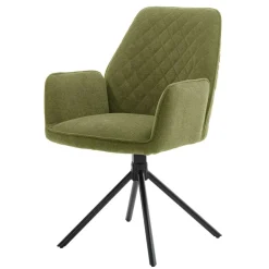 Wohnen Armlehnenstuhl aus Chenillegewebe - Gomata (2er Set)