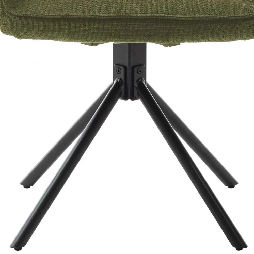 Wohnen Armlehnenstuhl aus Chenillegewebe - Gomata (2er Set)