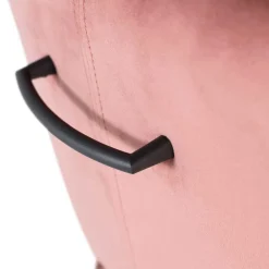 Wohnen Küchenstühle|Esszimmerstühle*Armlehnenstuhl in Altrosa Samt - Flawia (2er Set)