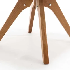 Wohnen Küchenstühle|Esszimmerstühle*Armlehnenstuhl in Creme Strukturstoff - Crystoga (2er Set)