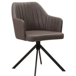 Wohnen Schwarze Möbel|Braune Möbel*Armlehnenstuhl in Dunkelbraun - Tadahiro