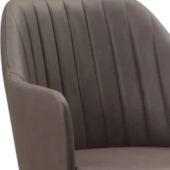 Wohnen Schwarze Möbel|Braune Möbel*Armlehnenstuhl in Dunkelbraun - Tadahiro