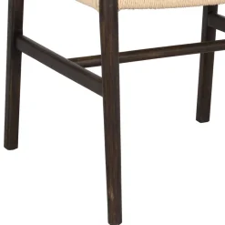 Wohnen Massivholzmöbel|Rattanmöbel*Armlehnenstuhl in Eiche Dunkel - Gardaz