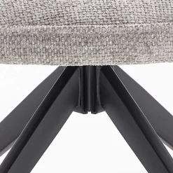 Wohnen Küchenstühle|Esszimmerstühle*Armlehnenstuhl in Grau und Schwarz - Monterry (2er Set)