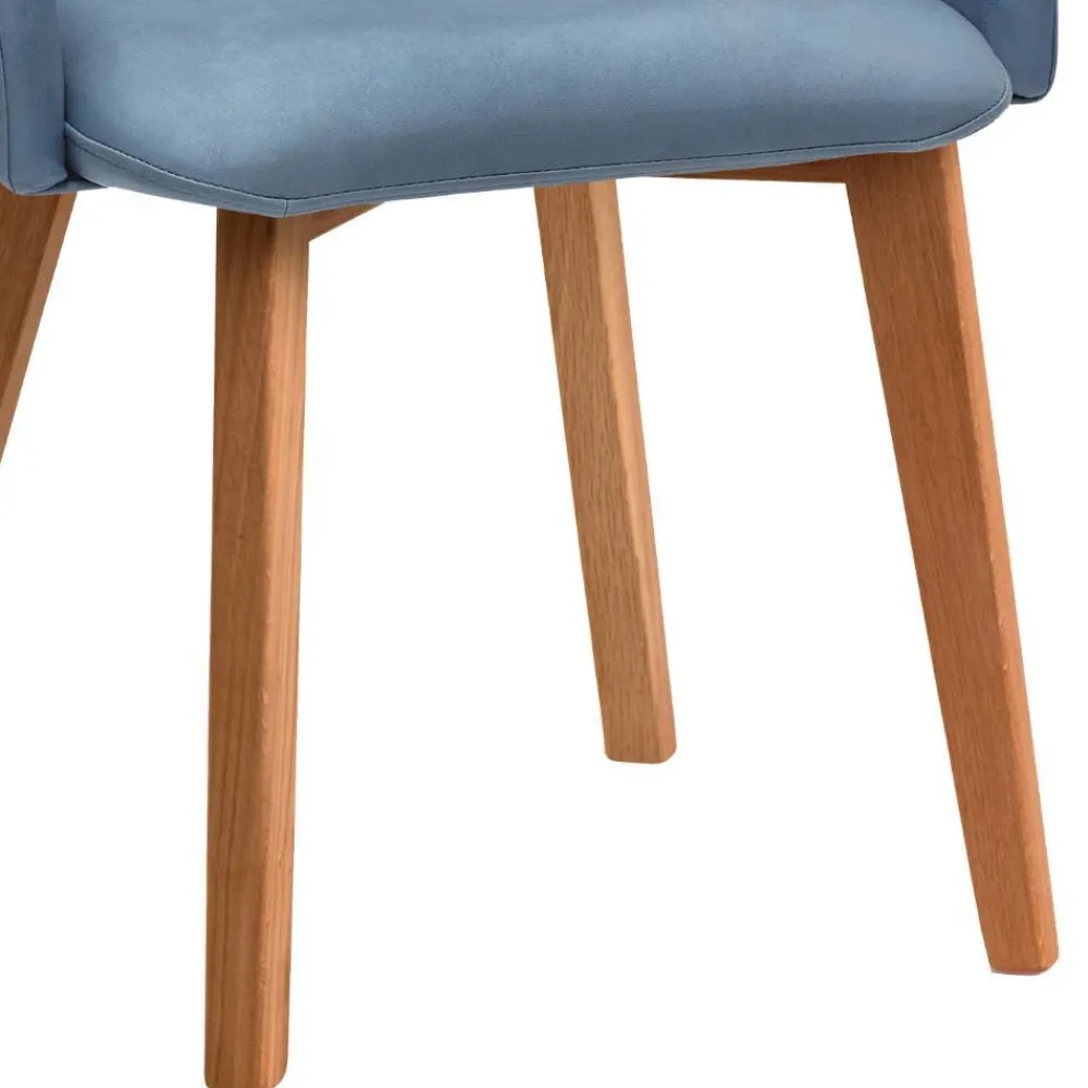 Wohnen Wohnzimmerstühle*Armlehnenstuhl in Hellblau - Nenna