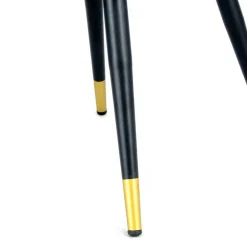 Wohnen Wohnzimmerstühle*Armlehnenstuhl in Schwarz und Gold - Scope