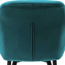 Wohnen Armlehnenstuhl in Türkis Blau Samt - Benitov