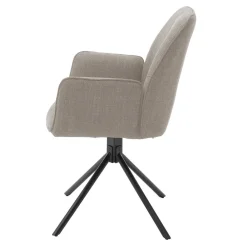 Wohnen Wohnzimmerstühle*Armlehnenstuhl mit Drehgestell - Leak (2er Set)