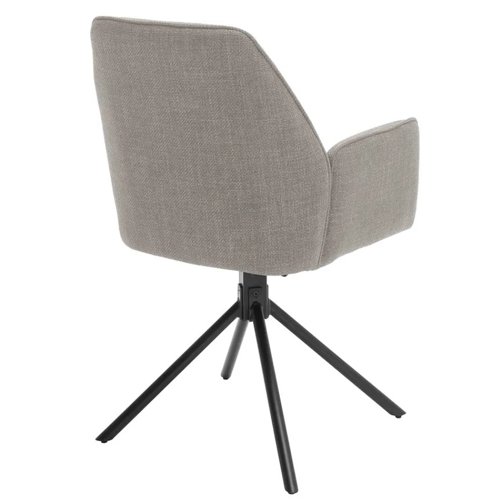 Wohnen Wohnzimmerstühle*Armlehnenstuhl mit Drehgestell - Leak (2er Set)