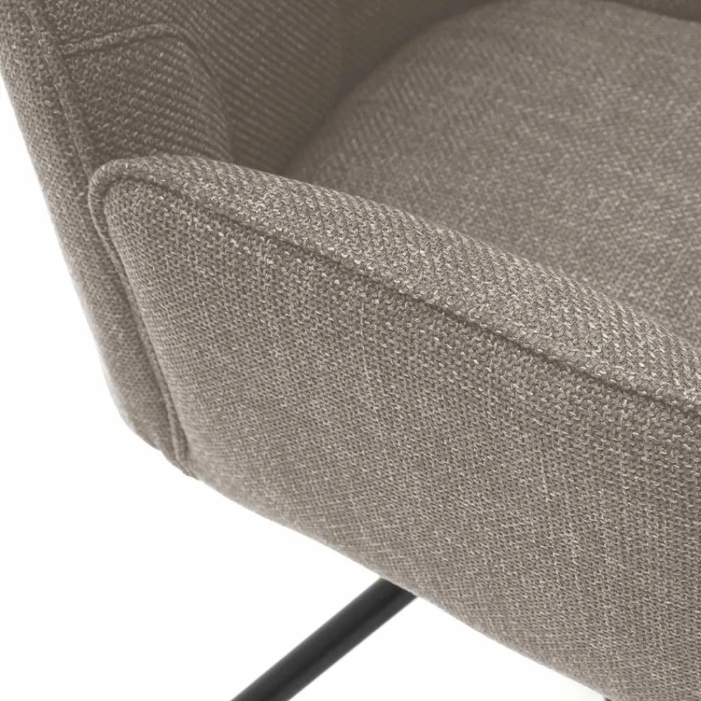 Wohnen Wohnzimmerstühle*Armlehnenstuhl mit Drehgestell - Leak (2er Set)