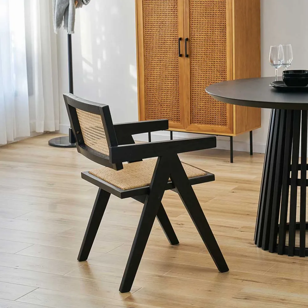 Wohnen Armlehnenstuhl mit Wiener Geflecht - Jack