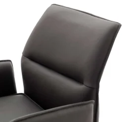 Wohnen Barhocker|Sessel & Hocker*Armlehnen-Tresenstühle aus Echtleder - Delamaro (2er Set)