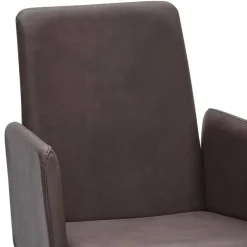 Wohnen Armlehnstuhl in Dunkelbraun und Wildeiche - Sagavi