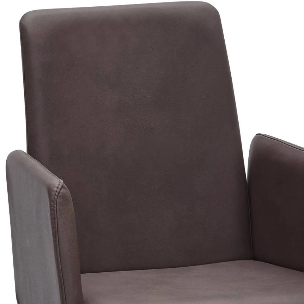 Wohnen Armlehnstuhl in Dunkelbraun und Wildeiche - Sagavi