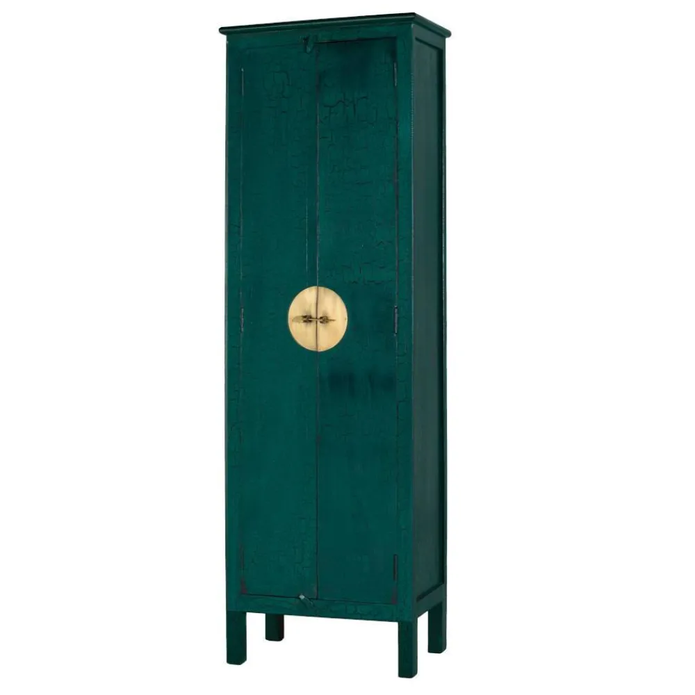 Wohnen Asiatische Möbel|Designermöbel*Asia Style Schrank in Grün - Lexpania