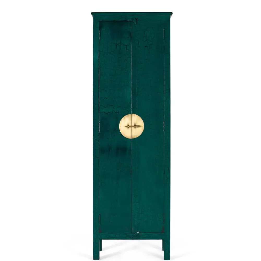 Wohnen Asiatische Möbel|Designermöbel*Asia Style Schrank in Grün - Lexpania