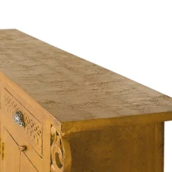 Wohnen Asia Style Sideboard in Ocker Gelb - Nelu