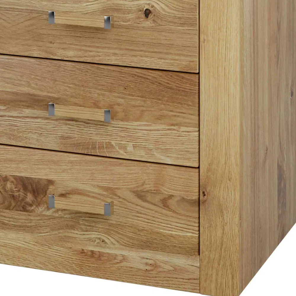 Wohnen Landhausmöbel|Küchenschränke*Asteiche Kommode teilmassiv - Zamron