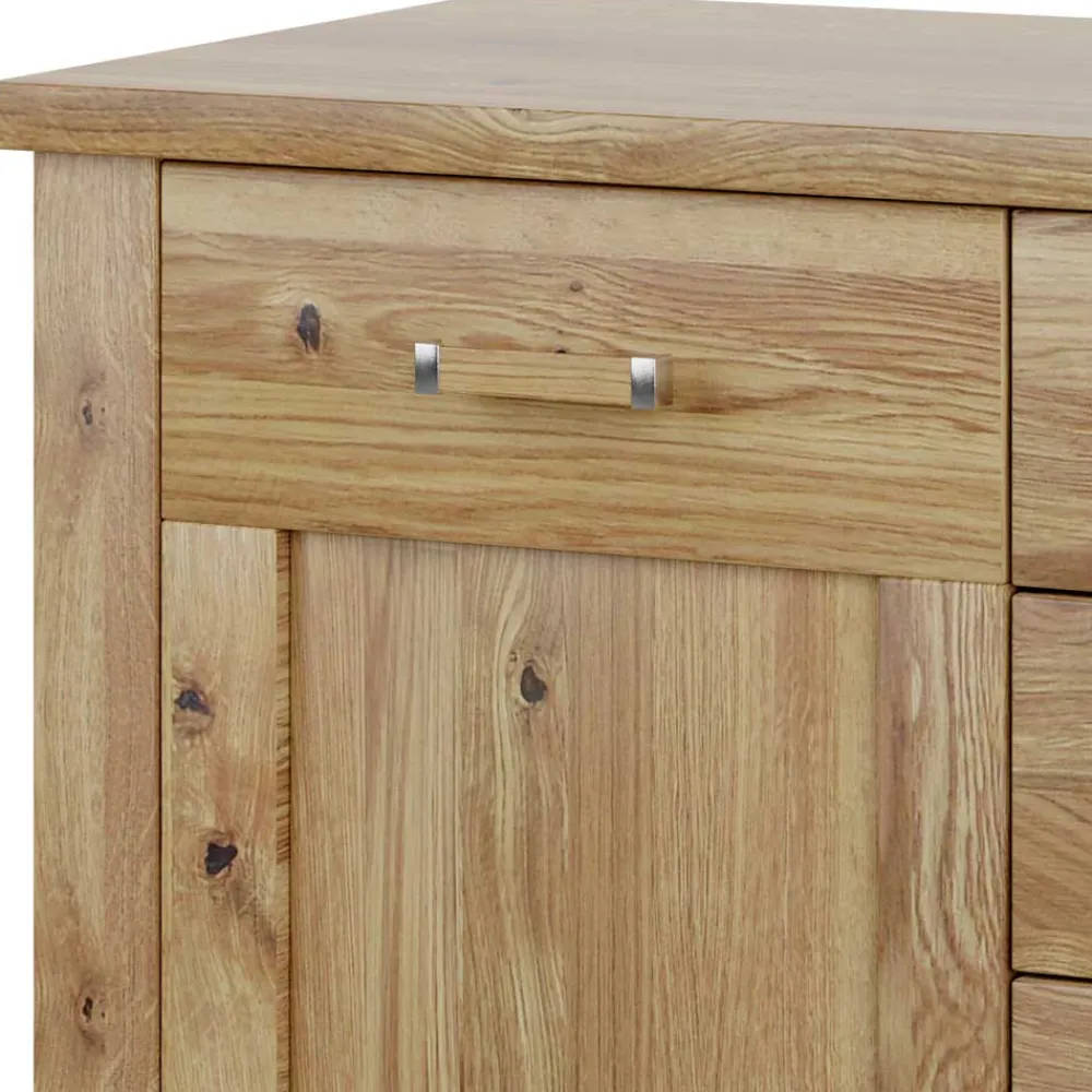 Wohnen Landhausmöbel|Küchenschränke*Asteiche Kommode teilmassiv - Zamron