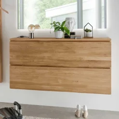 Wohnen Asteiche Schuhschrank für die Wandmontage - Sotunes