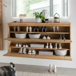Wohnen Asteiche Schuhschrank für die Wandmontage - Sotunes