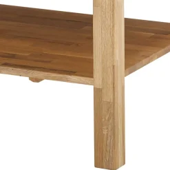 Wohnen Asteiche Sofatisch mit Schublade und Ablage - Hoxtona