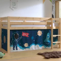 Kinder Wohnen Astronaut Weltraum Hochbett in Natur - Tiniant