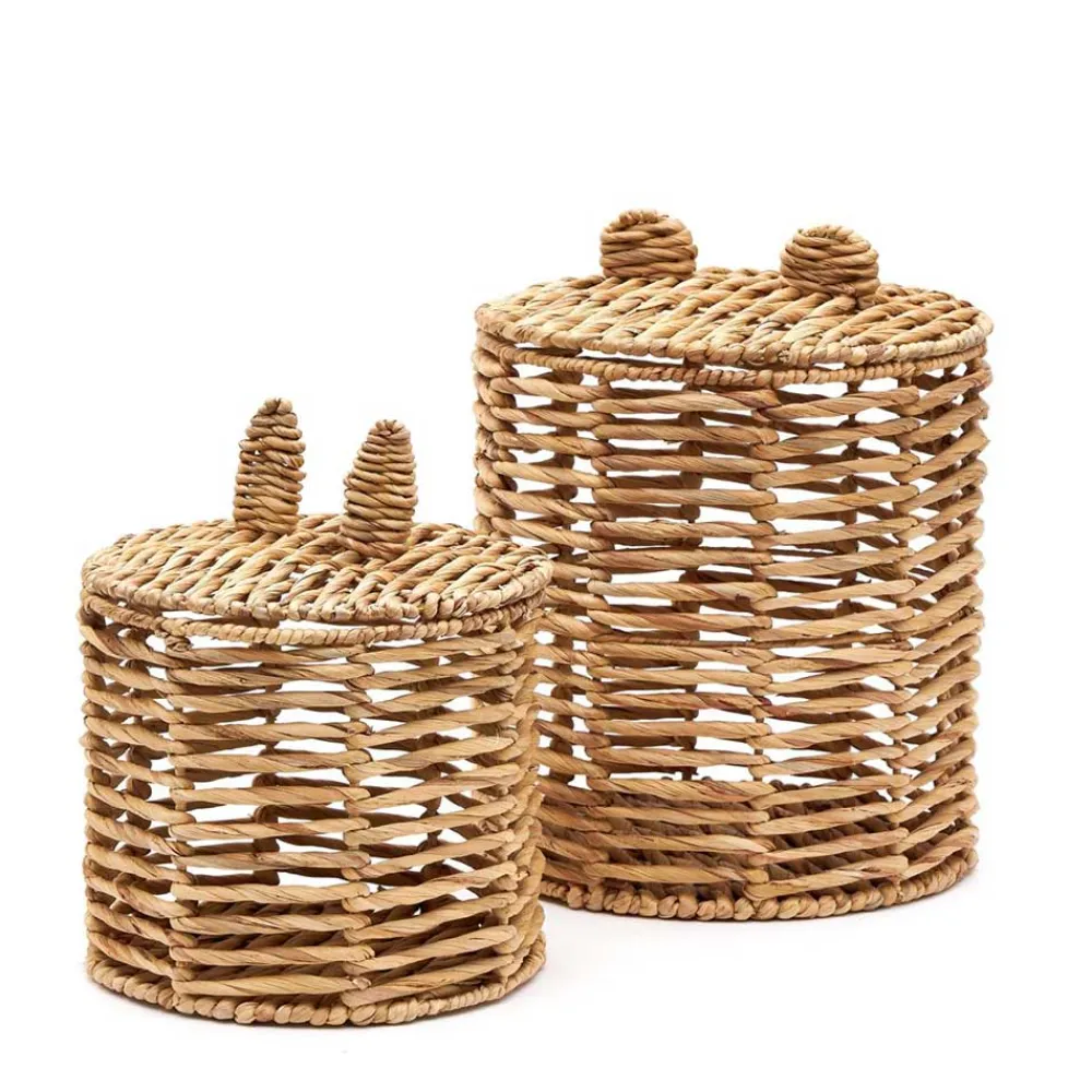 Wohnen Kindermöbel|Rattanmöbel*Aufbewahrungskörbe fürs Kinderzimmer - Angliova (zweiteilig)