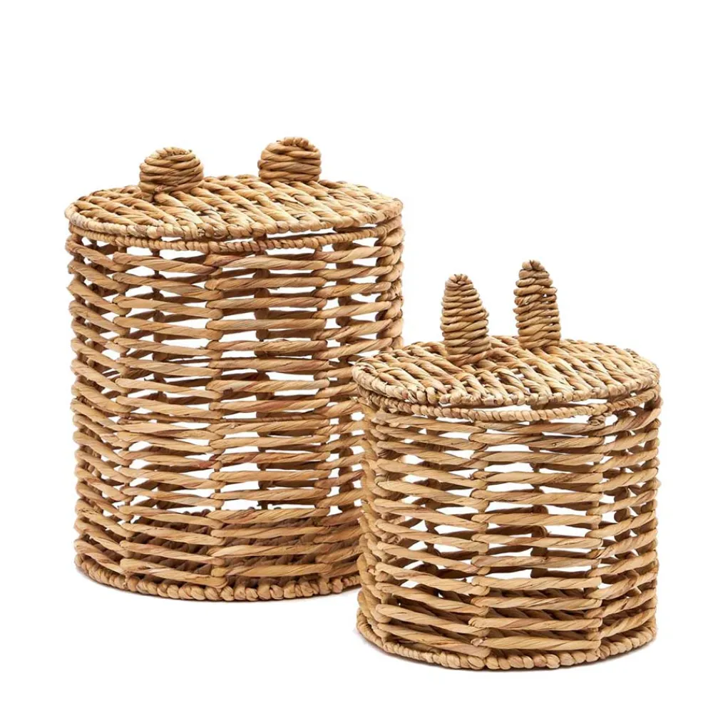 Wohnen Kindermöbel|Rattanmöbel*Aufbewahrungskörbe fürs Kinderzimmer - Angliova (zweiteilig)