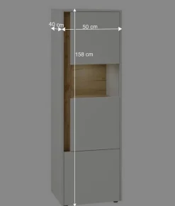 Wohnen Wohnwände|Wohnwand*Ausgefallene Wohnwand Möbel Set - Nonessia (vierteilig)