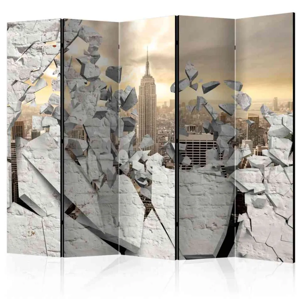 Wohnen Ausgefallener Raumtrenner aus Leinwand - Ioana