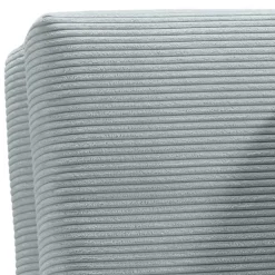 Wohnen Ausklappbares Sofa aus Cord in Hellblau - Rachel