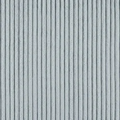 Wohnen Ausklappbares Sofa aus Cord in Hellblau - Rachel