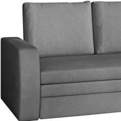 Wohnen Schlafsofas*Ausklappbares Sofa in Grau Samt - Lodeves