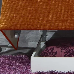 Wohnen Schlafsofas*Ausklappbares Sofa in Orange - Matrona
