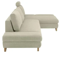 Wohnen Ausziehbare Eckcouch mit Schlaffunktion - Baonga