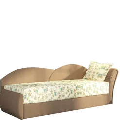 Wohnen Ausziehbare Recamiere mit mehrfarbigem Blumenmuster - Laci