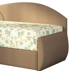 Wohnen Ausziehbare Recamiere mit mehrfarbigem Blumenmuster - Laci