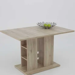 Wohnen Esszimmertische|Tische*Ausziehbarer Esstisch mit Säulengestell Regal - Casbella