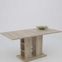 Wohnen Esszimmertische|Tische*Ausziehbarer Esstisch mit Säulengestell Regal - Casbella