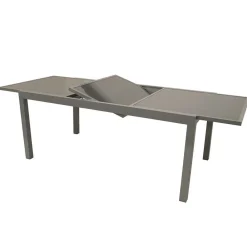 Wohnen Gartentische*Ausziehbarer Gartentisch Glasgow aus Glas & Alu