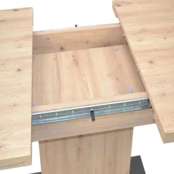 Wohnen Tische|Küchen-Essgruppen*Ausziehbarer Säulentisch & Stühle - Vendelyn (fünfteilig)