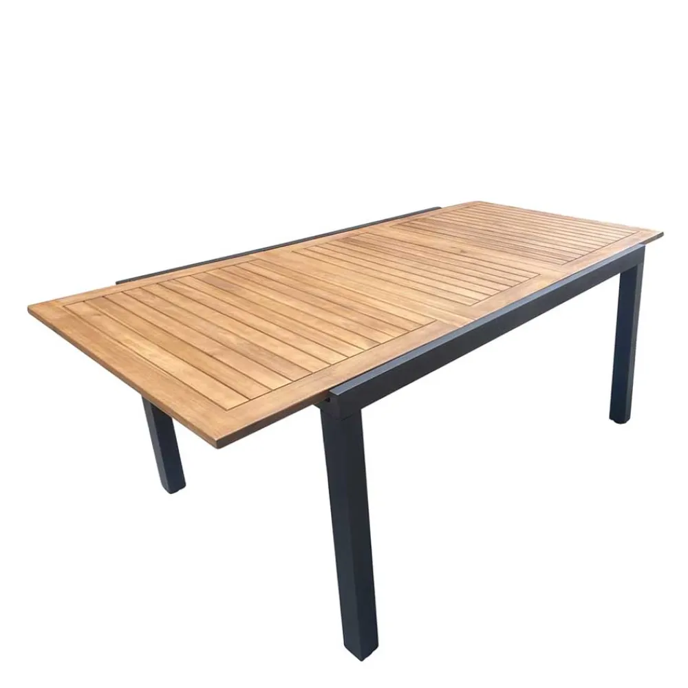 Wohnen Ausziehbarer Terrassentisch in Akazie - Grodasso